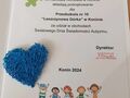 zdjęcie podziękowania dla Przedszkola nr 10 z Oddziałami Integracyjnymi w Koninie za udział w obchodach Światowego Dnia Autyzmu