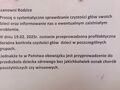 Prośba o sprawdzanie czystości głów dzieci