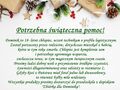 Plakat zachecający do pomocy Dominikowi